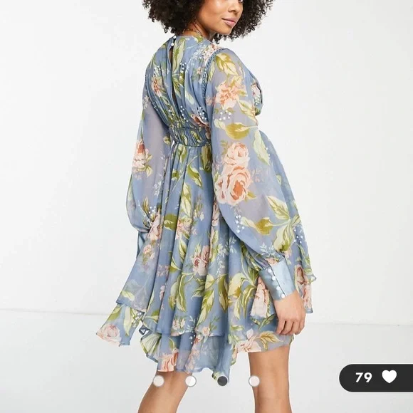 Floral maternity dress NEW - Picture 3 of 3